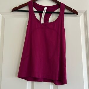 Magenta lululemon tank swiftly tech